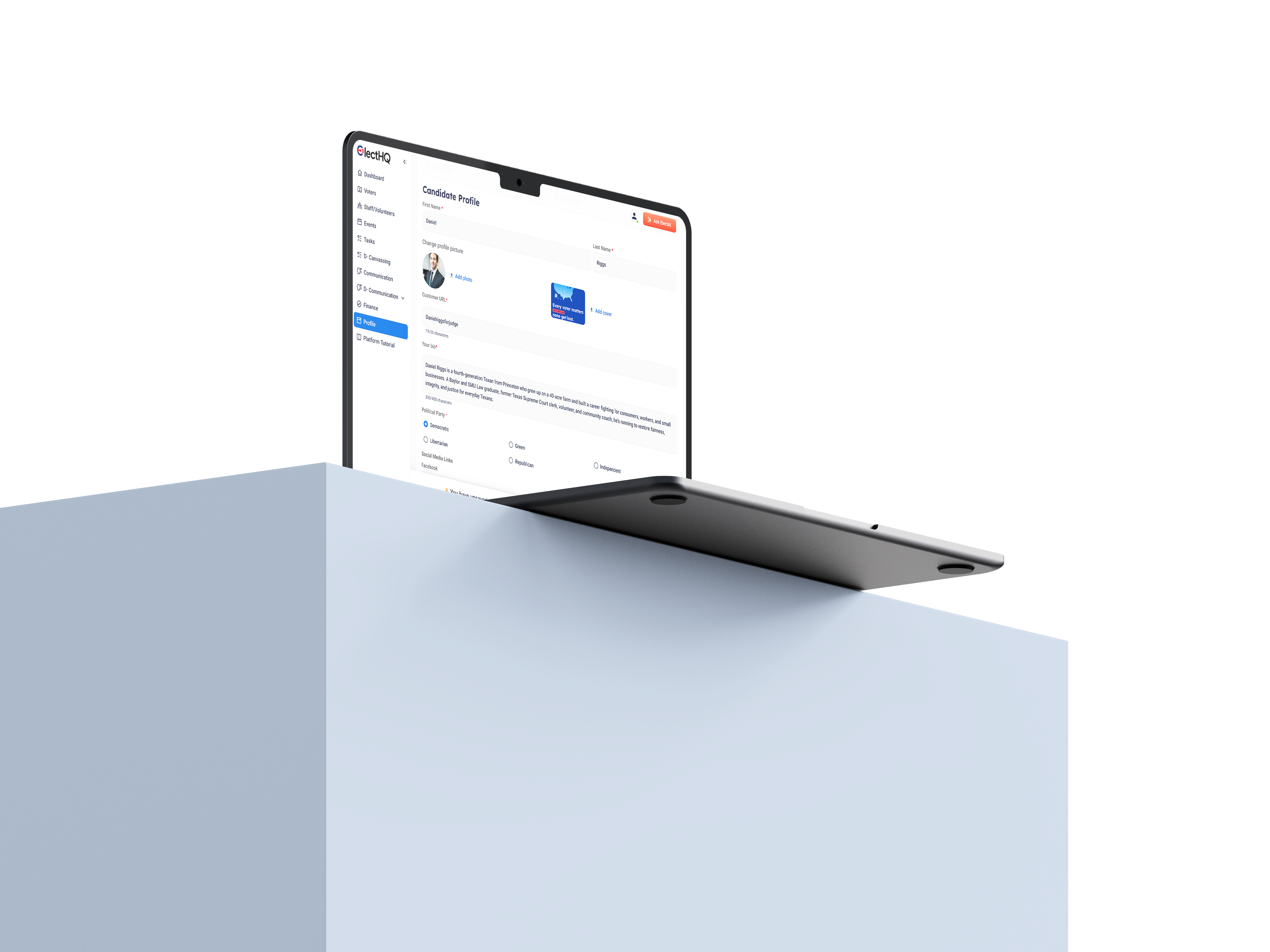Profile Builder screenshot